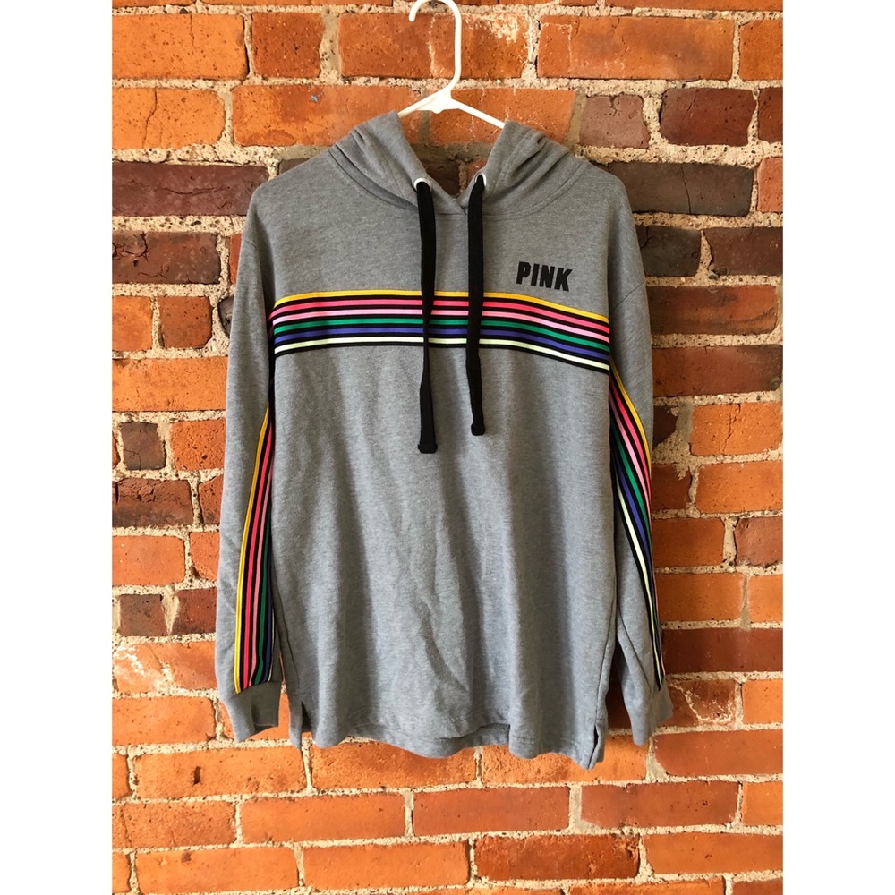 VS PINK Rainbow hoodie